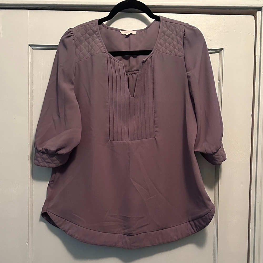 41 Hawthorn Slate Gray Blouse